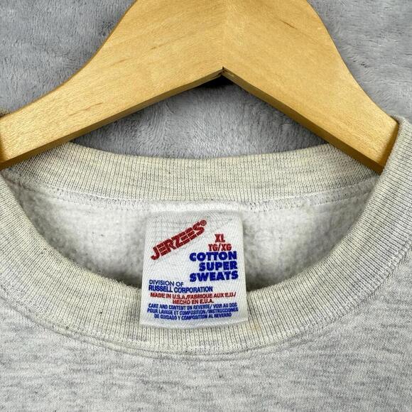 Vintage Jeff Burton Exide Racing Sweatshirt XL NASCAR Ford Taurus 99 USA Made - Picture 3 of 10